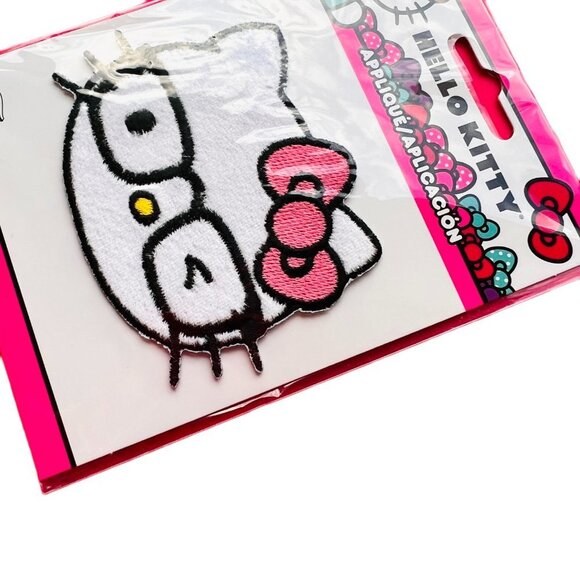 Hello Kitty Nerd Glasses Iron On Patch 2 Pack - Picture 9 of 10